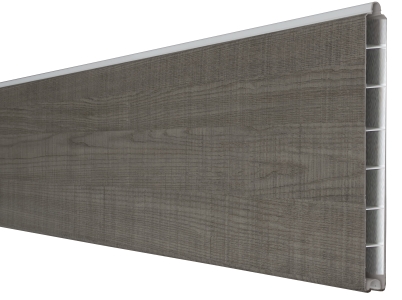 Groja BasicLine Steckzaun Einzelprofil schmal Grey Ash Cut 1,9x15x180cm