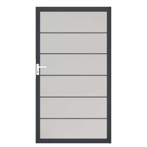 Groja BasicLine Steckzaun Premium Universal Tor 100x180cm Wei&szlig; DB703