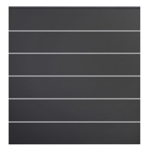 GroJa BasicLine Steckzaun-Set Premium anthrazit DB703 180x180cm