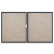 Groja BasicLine Steckzaun schmal Doppeltor DIN Rechts Sonderbreite H:180cm Sheffield Oak DB703