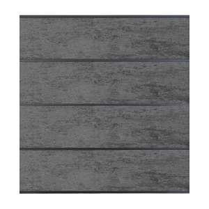 GroJa Premo HPL Steckzaun Anthrazitgrau 180x180cm