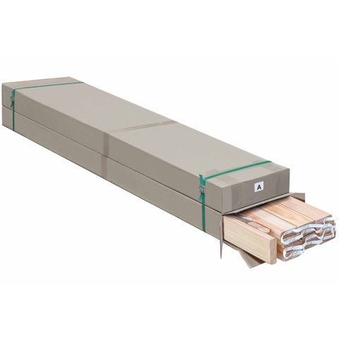 Selbstbauzaun Rhombus L&auml;rche 180x180cm 51460