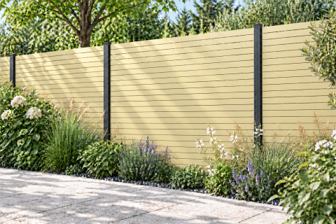 Elephant Dark Line Rhombus Aluminium horizontal sand 180x180cm