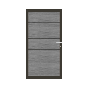 Elephant Mix and Match Zauntor anthrazit 98x180cm, Bausatz Füllung WPC Duo Dark Grey co-extrudiert