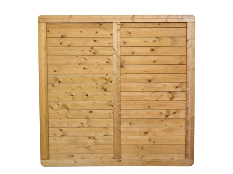 Massivzaun Toskana 180x180cm geschlossen Fichte kdi grün