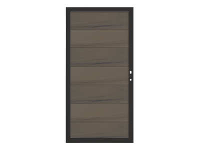 Osmo Multi Fence Co-Extrusion Lightbrown Tor 89x178 Rahmen Anthrazit