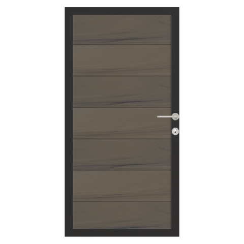 Osmo Multi Fence Co-Extrusion Lightbrown Tor 89x178 Rahmen Anthrazit