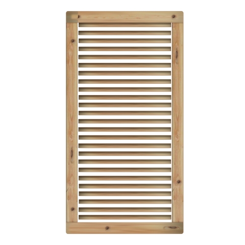 Jalousiezaun Limone L&auml;rche-Douglasie 90x180cm