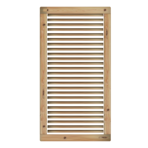 Jalousiezaun Limone L&auml;rche-Douglasie 90x180cm