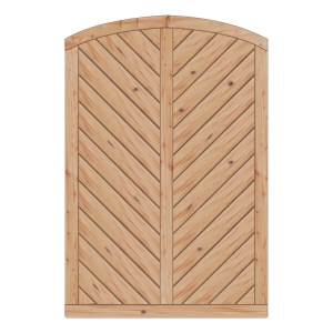 Sichtschutzzaun Lyon L&auml;rche-Douglasie 120-180-165cm