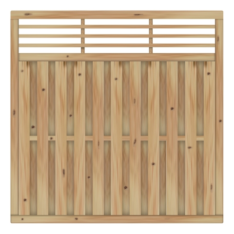 Sichtschutzzaun Locarno L&auml;rche-Douglasie 180x180cm