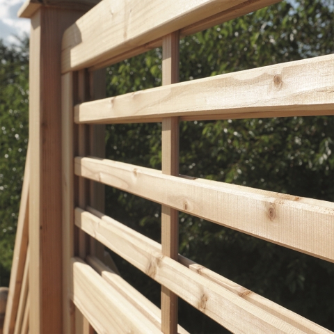 Sichtschutzzaun Locarno L&auml;rche-Douglasie 90x180cm