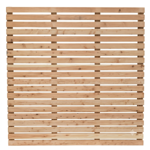 Sichtschutzzaun Rhombus L&auml;rche-Douglasie, 20 Leisten 180x180cm