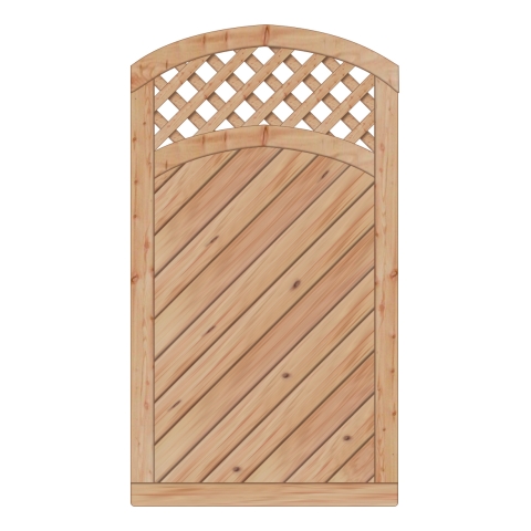 Tor Lyon L&auml;rche-Douglasie mit Rankgitter 100-180-165cm ohne Beschlag