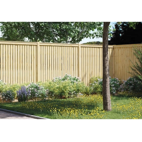 Sichtschutzzaun Faaborg II L&auml;rche-Douglasie 180x180cm