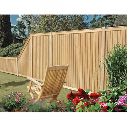 Sichtschutzzaun Faaborg II L&auml;rche-Douglasie 90x180cm