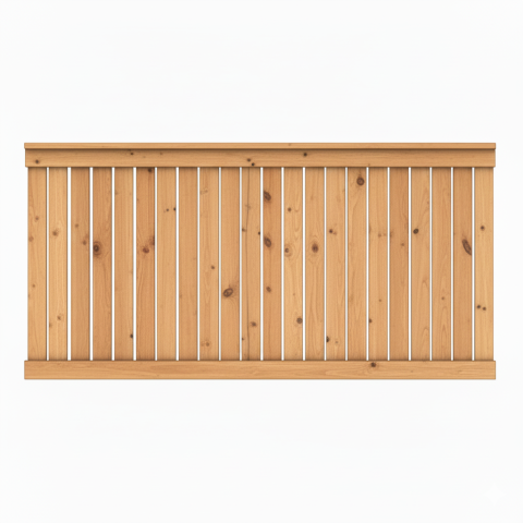 Vorgartenzaun Faaborg II L&auml;rche-Douglasie 180x90cm