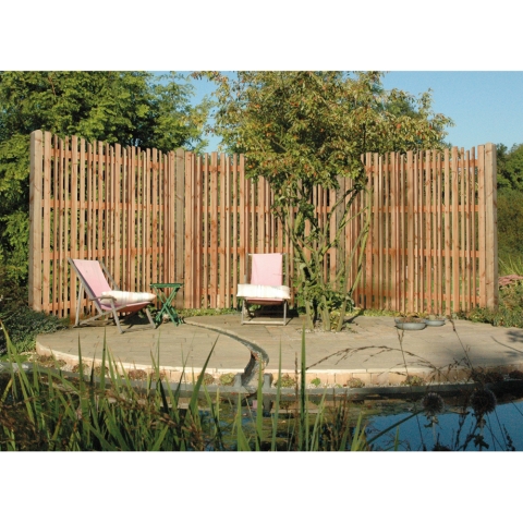 Lattenzaun Vario L&auml;rche-Douglasie 180x180cm