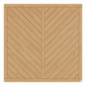 Sichtschutzzaun Lugano L&auml;rche-Douglasie 180x180cm