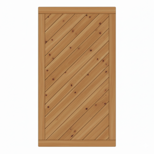 Sichtschutzzaun Lugano L&auml;rche-Douglasie 90x180cm