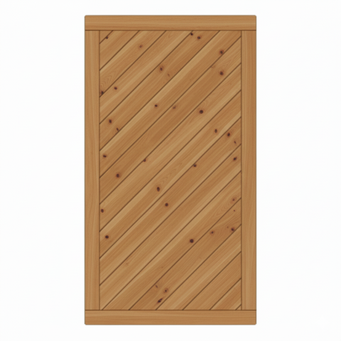 Sichtschutzzaun Lugano L&auml;rche-Douglasie 90x180cm