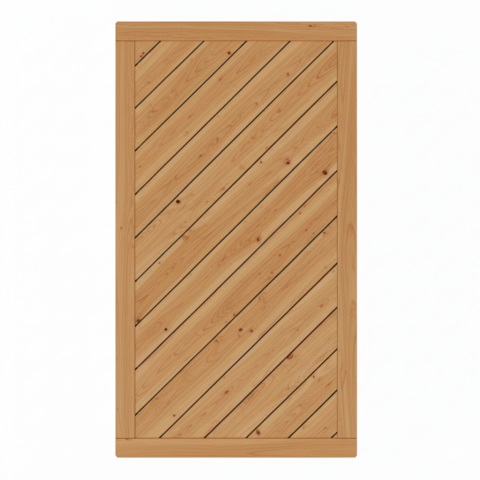 T&uuml;r Lugano L&auml;rche-Douglasie 100x180cm ohne Beschlag