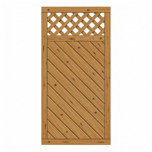 Sichtschutzzaun Lugano L&auml;rche-Douglasie 90x180cm mit Rankgitter