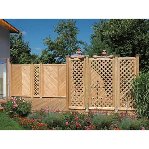 Rankgitter Lugano L&auml;rche-Douglasie 90x180cm