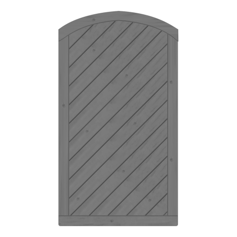 Tor Lyon Fichte farbbehandelt Granit 100-180-165cm ohne Beschlag