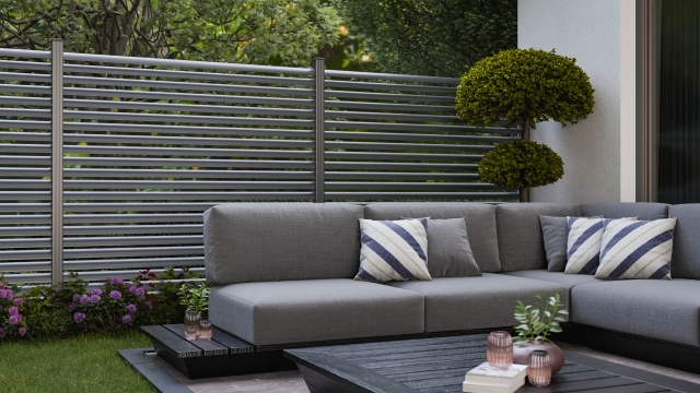 GroJaLumino Ellipse Steckzaun-Set 180x180cm anthrazit