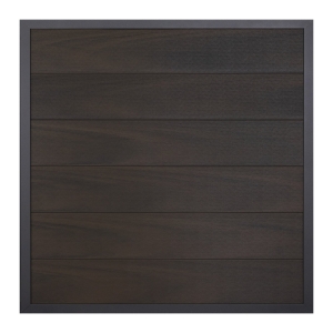 GrojaViento BPC Zaun Walnuss - Rahmen anthrazit DB703 Sonderma&szlig;