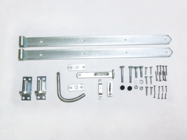 Jorkisch Beschlagsatz f&uuml;r gerade Dichtzaunt&uuml;ren
