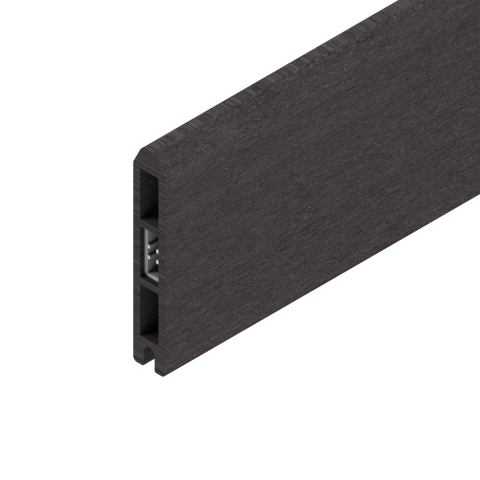 Osmo Multi Fence Abschlussprofil BPC Anthrazit 1,9x12,3x184cm mit Alu-Kern