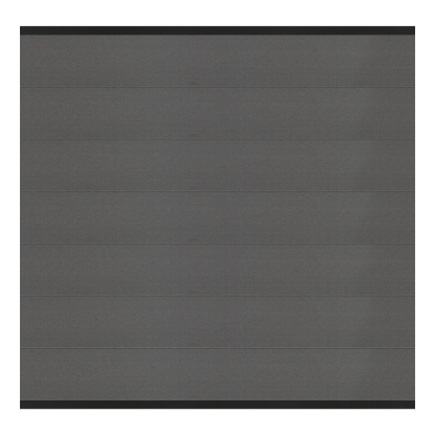 Osmo Multi Fence Elegance B Grundelement 180x180 cm Hellgrau Leiste Anthrazit