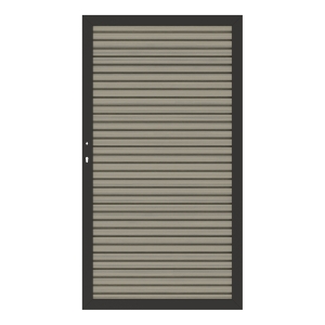 System NEO Platinum Zauntor taupe-grau 3727 Universalanschlag 98x180 cm