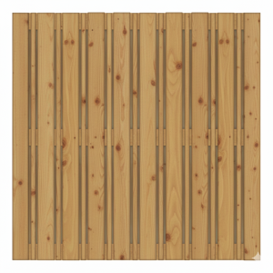 Sichtschutzzaun Catania L&auml;rche-Douglasie 180x180cm