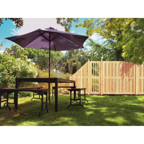 Sichtschutzzaun Catania L&auml;rche-Douglasie 180x180cm