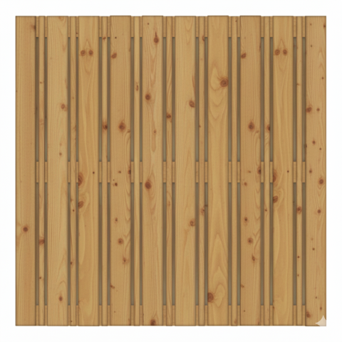 Sichtschutzzaun Catania L&auml;rche-Douglasie 180x180cm