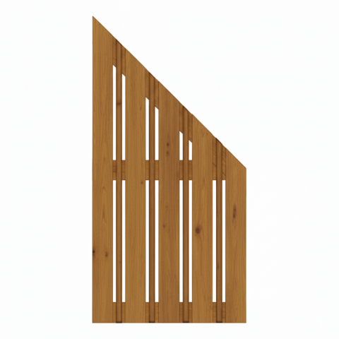 Sichtschutzzaun Catania L&auml;rche-Douglasie 90x180-90cm rechts
