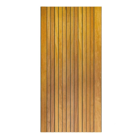 Elephant Hartholz Gartent&uuml;r Stripes Black 100x180cm ohne Schlo&szlig;fr&auml;sung