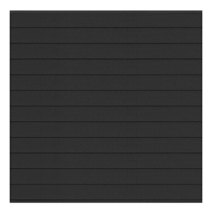 Elephant Steckzaun Fusion WPC anthrazit, Leiste anthrazit 180x174cm