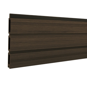 Elephant Steckzaun Triple Rhombus WPC Natural Dark Brown Co-Ex, 6er Set 180cm