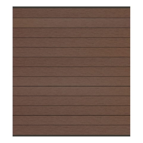Elephant Steckzaun Fusion 200 WPC braun, Leiste anthrazit 180x188cm