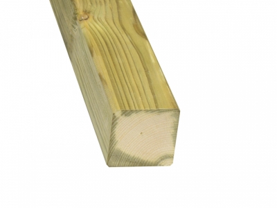 Konstruktionsholz 9x9x90cm Kiefer druckimpr&auml;gniert gr&uuml;n glatt gehobelt