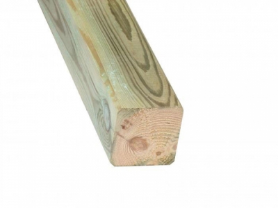 Konstruktionsholz 7x7x120cm Kiefer druckimpr&auml;gniert gr&uuml;n glatt gehobelt