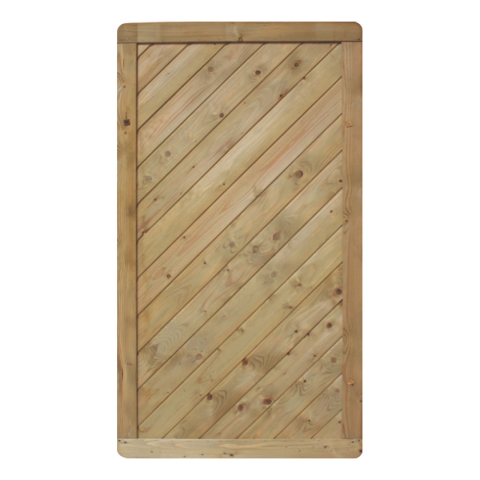 Diagonaltor Trentino 100x180cm geschlossen Fichte kdi gr&uuml;n