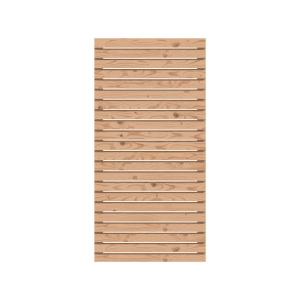 Osmo Rhombus Typ B Grundelement Kanadische Douglasie Naturbelassen 89x179cm (22 Profile)