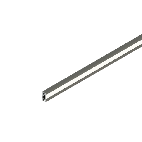 Osmo Lichtprofil oben Grau (ohne LED) 1,9x4,1x184cm