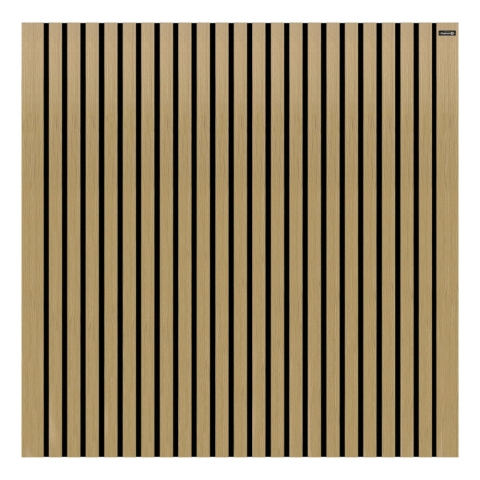 Elephant Zaun WPC Dark Line Stripes Black Eiche 180x180cm co-extrudiert