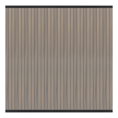 Flex Fence Cube Grundelement Ligthbrown 180x188 cm